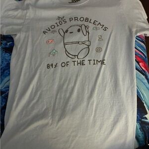 Light blue Graphic T-Shirt